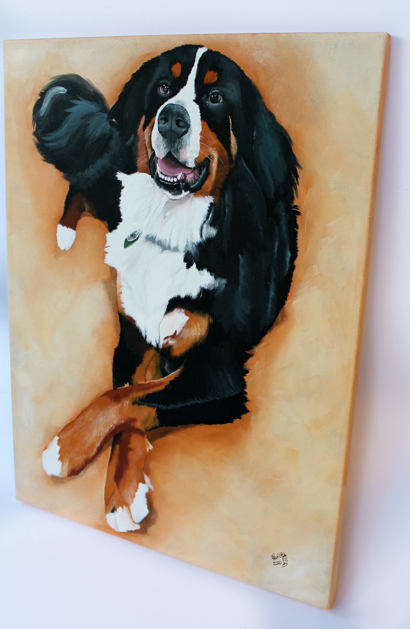 Tela ritratto cane personalizzato da foto ritratto animale Etsy