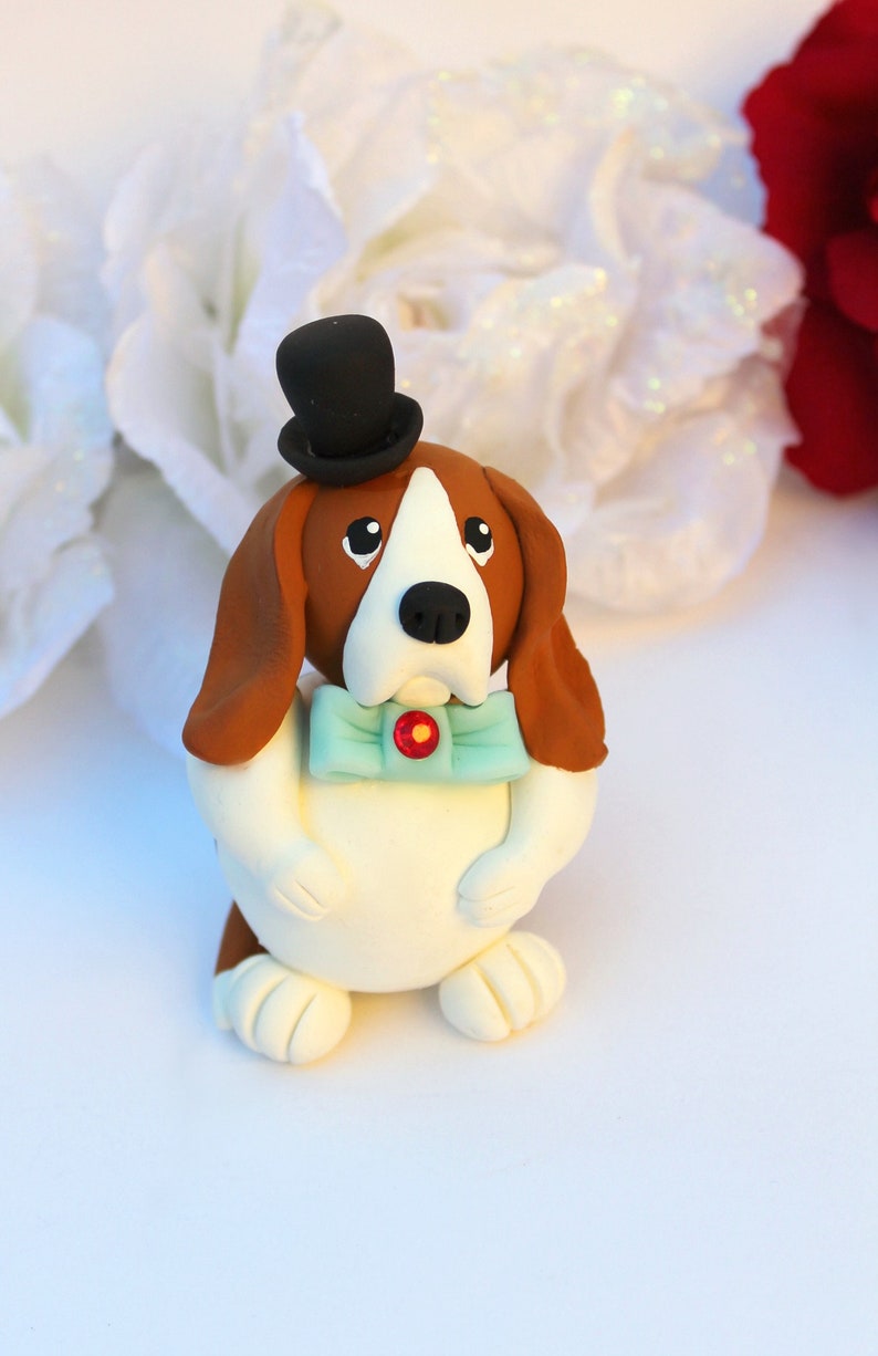 Custom wedding cake topper dog and cat cake topper ...