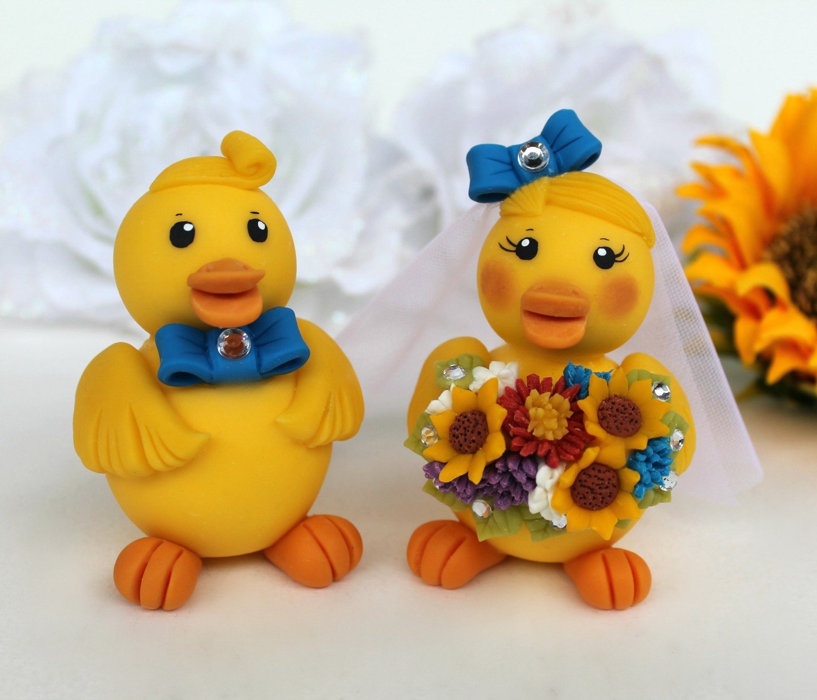 Bird Cake Topper Duck Wedding Cake Topper Rustic Wedding Etsy