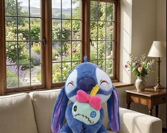 Peluche Stitch – Bambola di peluche morbida, regalo di compleanno, 35 cm