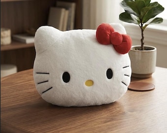 Peluche Kawaii Hello Kitty, morbido cuscino, carino peluche anime, regalo per compleanno per ragazze, peluche Sanrio