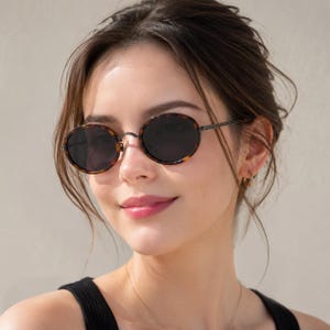 Vintage Oval 90s Glasses - Etsy display picture 1