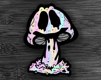 Trippy Mushroom Sticker