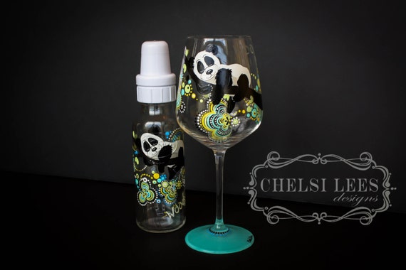 baby bottle wine glass