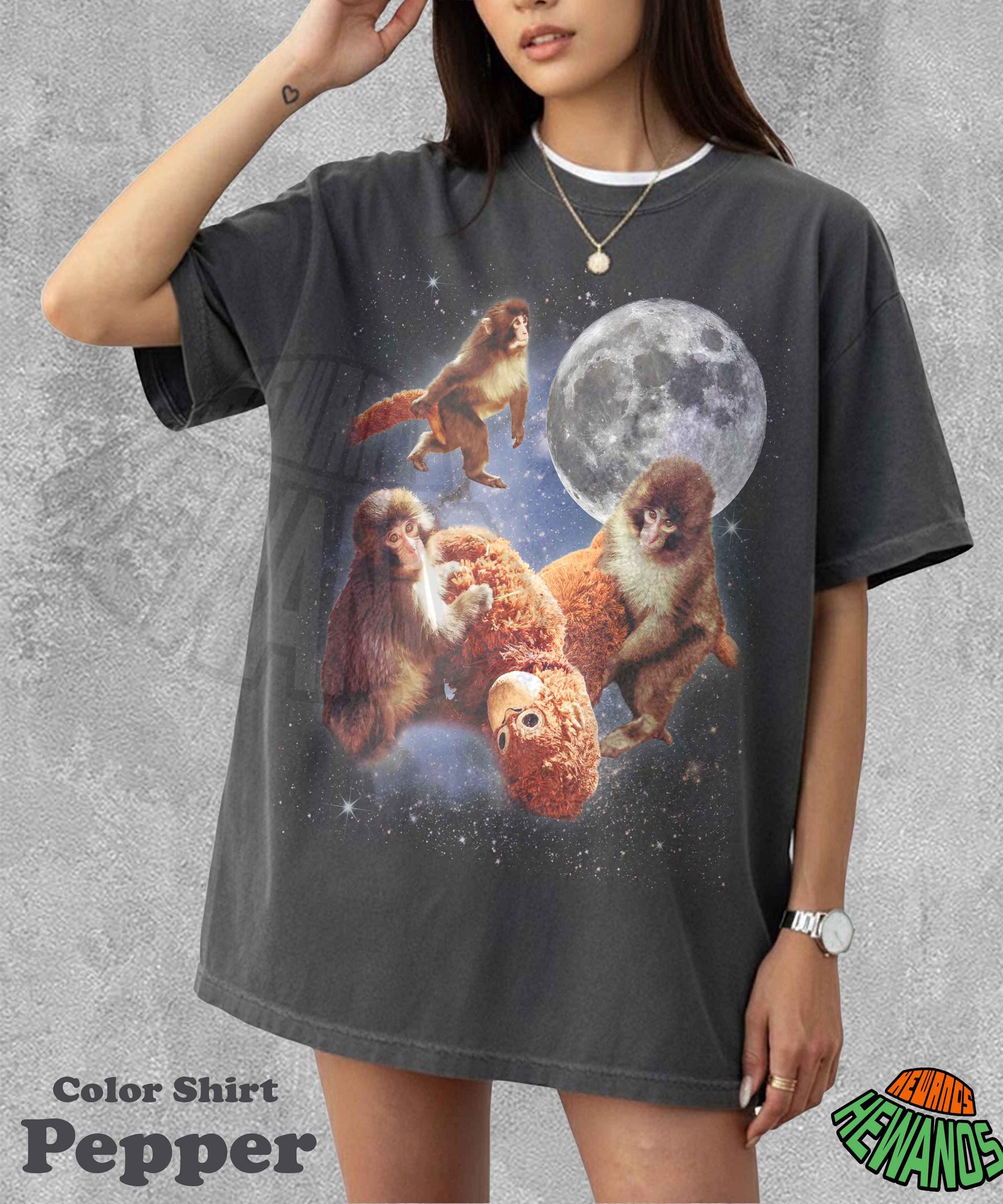 90s Monkey Shirt - Etsy