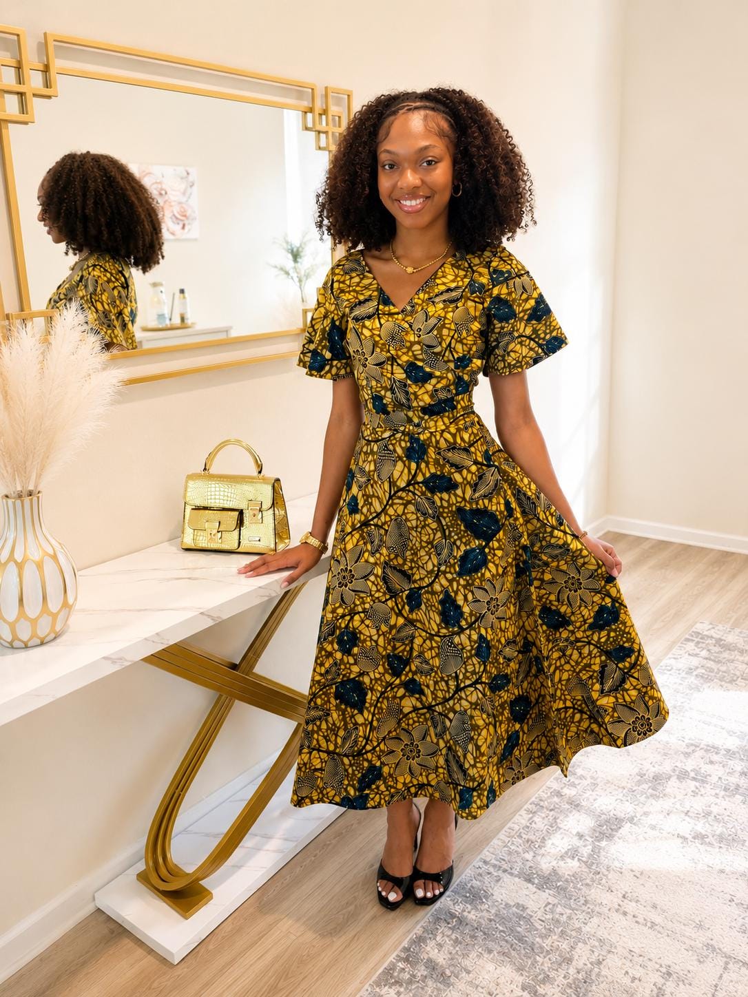 African Wax Dress - Etsy