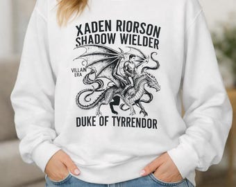 Xaden Riorson Dragon Rider Sweatshirt, Romantasy Book Merch