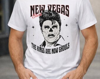 New Vegas Fall Out Inspired Elvis T-Shirt | The Kings Are Now Ghouls