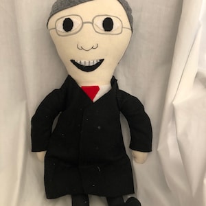 a custom made plushie to look like a person