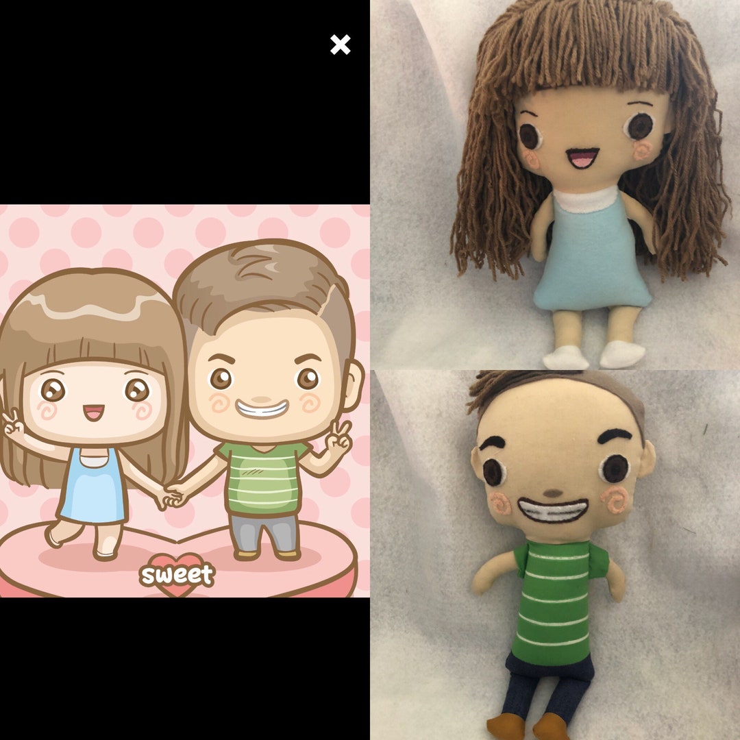 Custom Made Children's Drawing to Plush Toy Handmade Doll Etsy