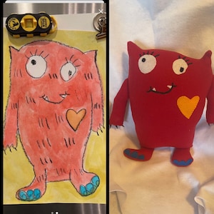 Plüschtier - Softie - Ragdoll nach Kinderzeichnung oder Fotozeichnung zum Leben erweckt, Kunstwerk zum Kuscheltier