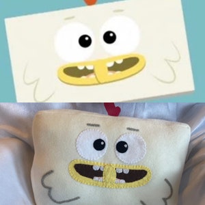 Personaje de dibujos animados para niños de gran tamaño hecho a medida para juguete de peluche, animal de peluche de foto, personajes de Big Block SingSong