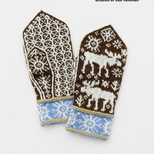 Magische Moose Mitten Handschuhe Strickmuster für Frauen, gestrandet - sofortiger digitaler Download