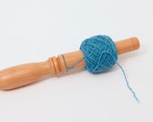 Nostepinne, ball winder, wool winder, winder for yarn, Maple or Cherry, gift for knitter, gift for spinner, gift for crocheter