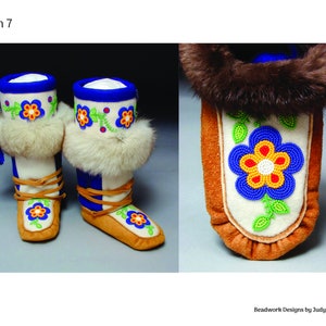 Book of beadwork designs, Ebook, PDF, instant download, moccasins image 2