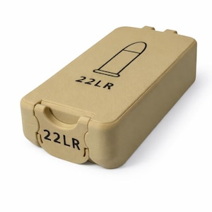 22 LR Ammo Box - 120 Rounds Snap Close Storage Box | Fully Customizable