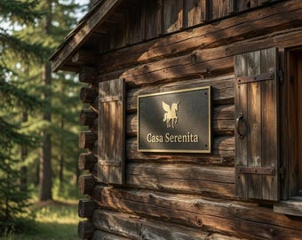 Custom Unicorn Pegasus House Sign | Personalized Name Plaque | Choose Your Color Combination  | Unique Front Door Decor | Magical Home Gift
