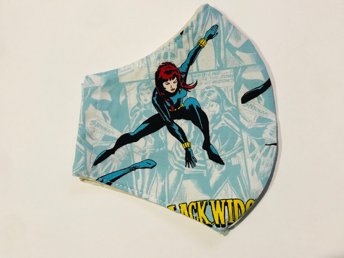 Female Super hero face mask/ Face mask/ Dust mask/ Adult mask/ Etsy