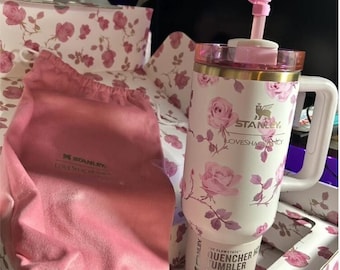Stanley x LoveShackFancy 40oz Floral Tumbler – Limited Edition Travel Mug and Gift Box