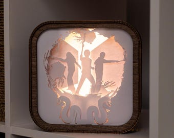 Hogwarts Night Light Lamp, No Post on Sundays Nightlight, Harry Potter Fan Decor, Unique Gift for Any Ocasion