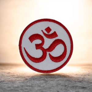 Om Patch Iron-On Embroidery Patch