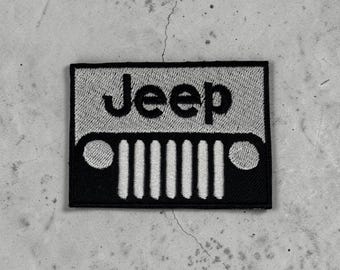 Jeep opstrijkbare borduurpatch