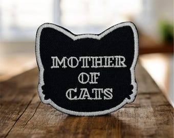 Opstrijkbare borduurpatch voor katten