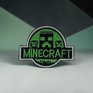 Minecraft-lapp Stryk-på-broderilapp