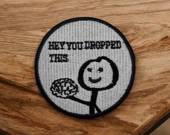 Hallo, je hebt deze opstrijkbare borduurpatch laten vallen