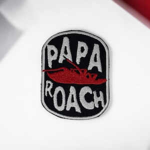 Parche bordado termoadhesivo de Papa Roach