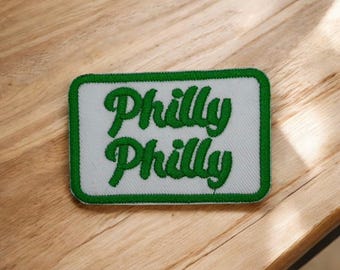 Philadelphia opstrijkbare borduurpatch