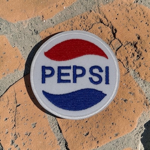 Pepsi-lapp Stryk-på-broderilapp