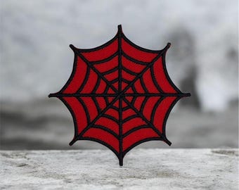 Spinnenweb opstrijkbare borduurpatch
