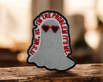Ik ben het. Opstrijkbare borduurpatch