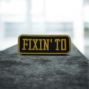 FIXIN'TO Iron-On Embroidery Patch