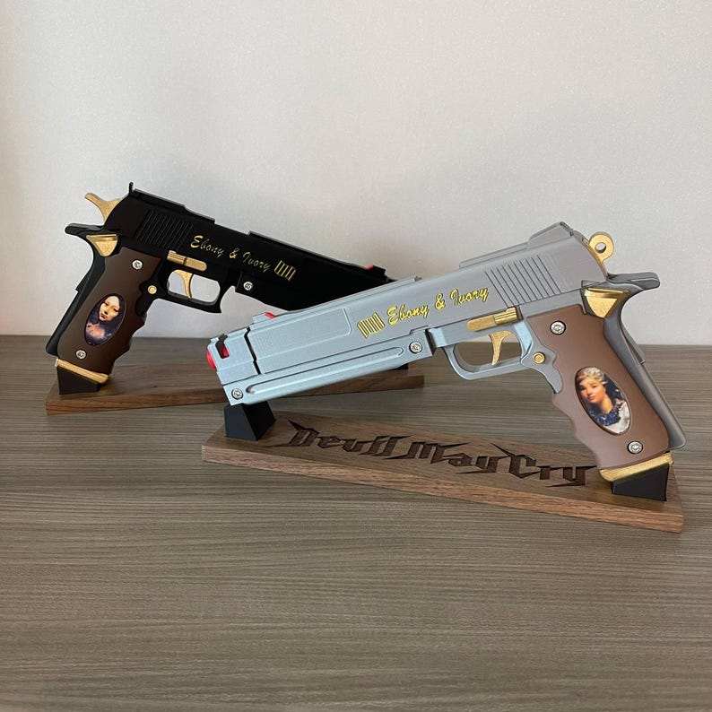 Obony Devil Stand Devil May Cry 5 - Ebony & Ivory Prop Cosplay Series - Etsy