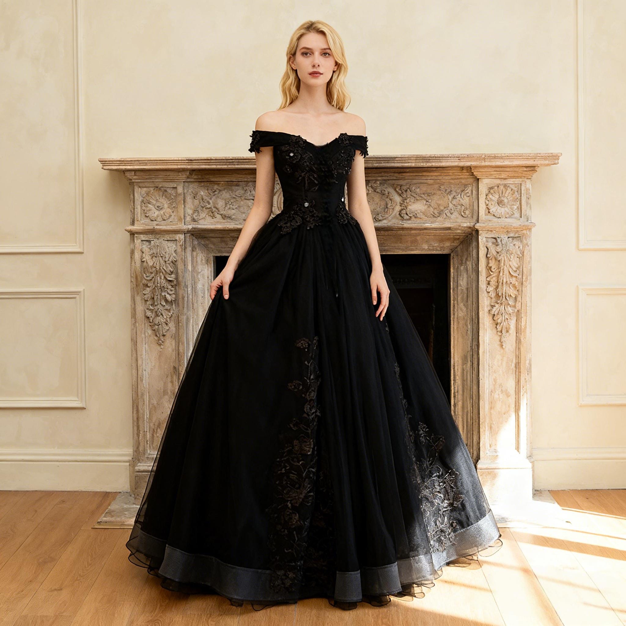 gothic style bridesmaid dresses Black Bridesmaids Dresses | Gothic Bridesmaid Dresses