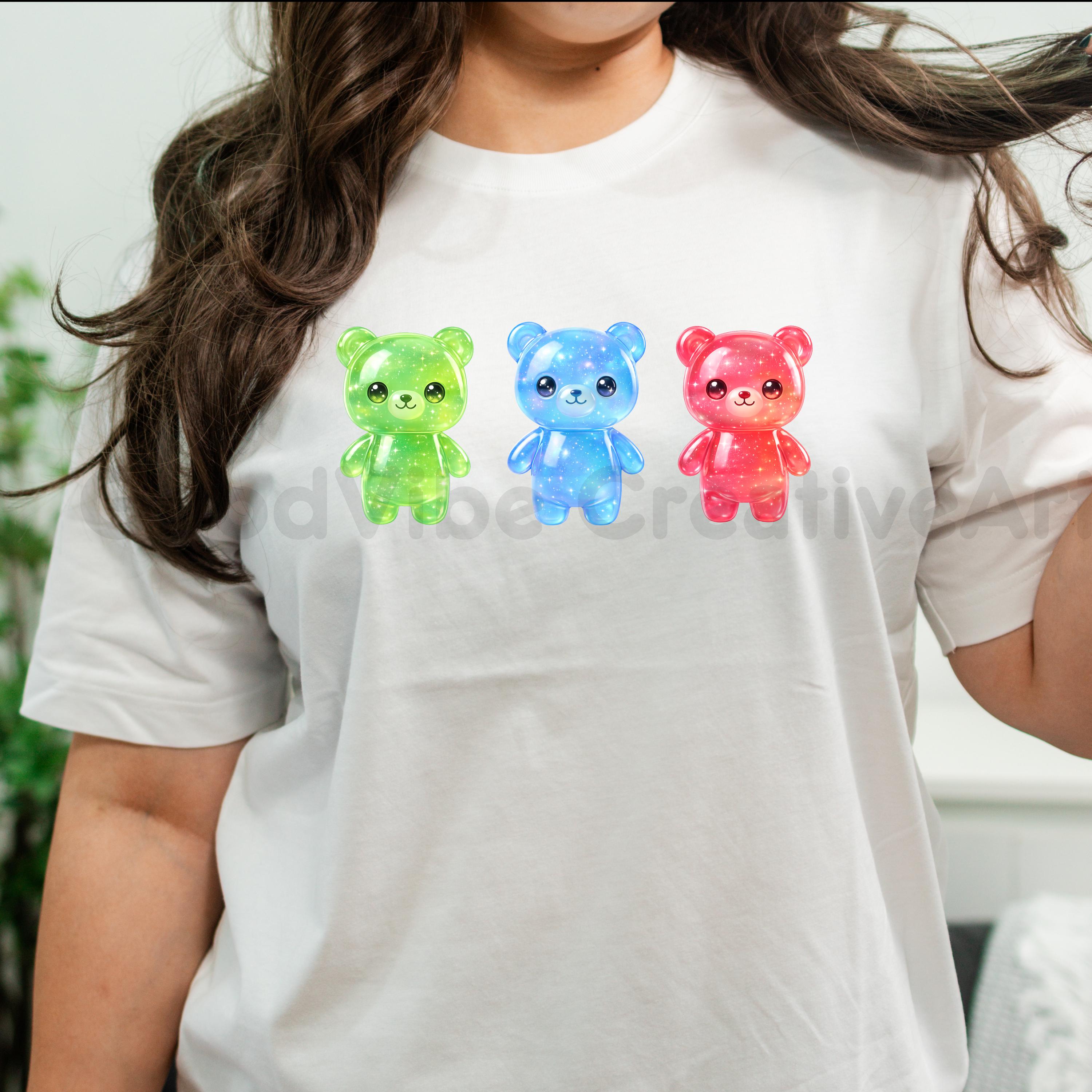 Y2K Gimme Gummy Aesthetic Clipart PNG | Rainbow Jelly Candy Stickers ...