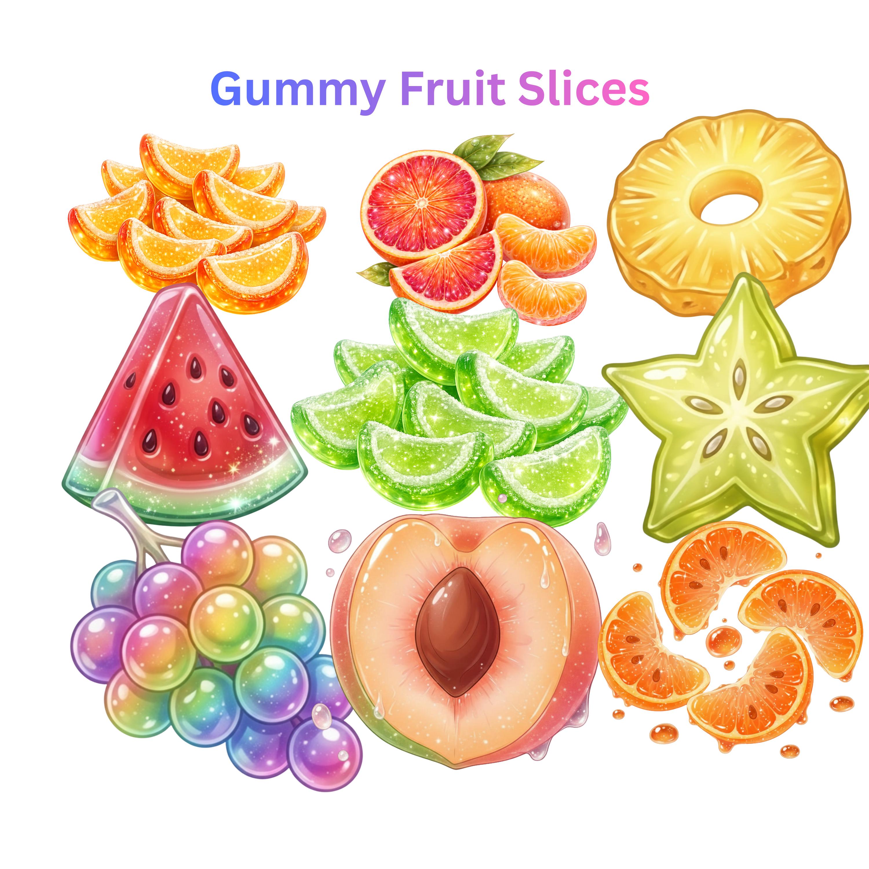 Y2K Gimme Gummy Aesthetic Clipart PNG | Rainbow Jelly Candy Stickers ...