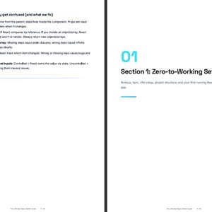 Guide de démarrage et aide-mémoire de React | Crochets, composants, Vite (téléchargement numérique) image 4