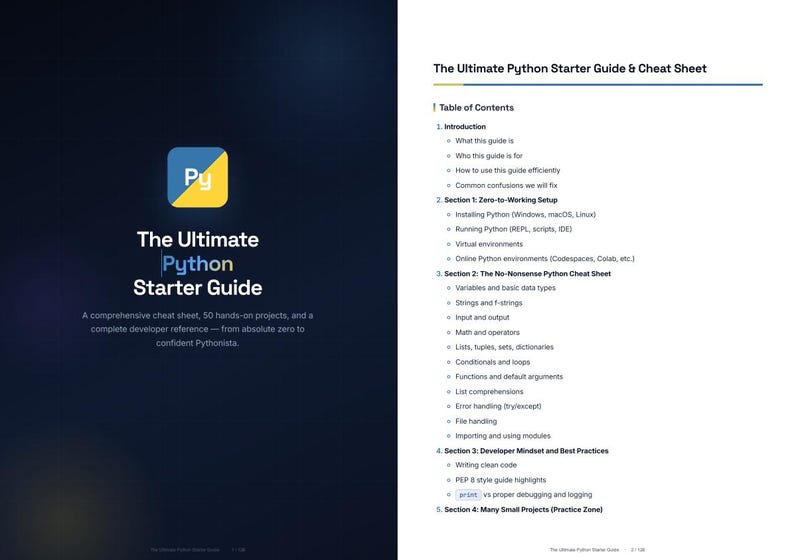 Manual de Python: Más de 50 proyectos de programación, guía práctica para entrevistas técnicas (PDF descargable) imagen 2
