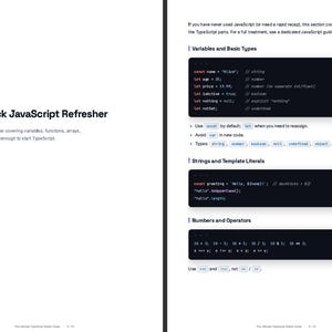 TypeScript Programmier-Anleitung & Spickzettel | Anfänger bis Projekt (Digitaler Download) Bild 4