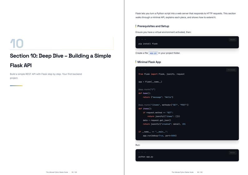 Manual de Python: Más de 50 proyectos de programación, guía práctica para entrevistas técnicas (PDF descargable) imagen 8