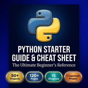 Python Handbuch: Über 50 Programmier-Projekte, Tech-Interview-Spickzettel (PDF-Download)