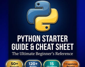 Python Handbuch: Über 50 Programmier-Projekte, Tech-Interview-Spickzettel (PDF-Download)