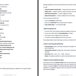 Guide de démarrage et aide-mémoire de React | Crochets, composants, Vite (téléchargement numérique) image 3