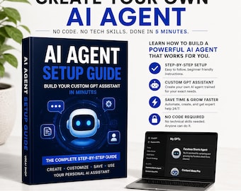 Faceless Shorts AI Agent Setup Guide Custom GPT Prompt for TikTok YouTube Shorts Creators Instant Download PDF