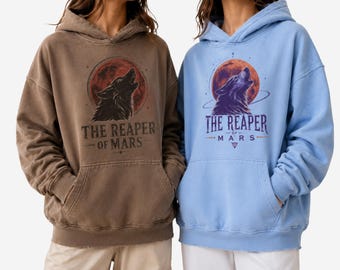The Reaper of Mars, Comfort Colors hoodie, Red Rising hoodie, Hail Libertas Hail Reaper hoodie, Sevro Inspired hoodie, Fantasy Book Gift