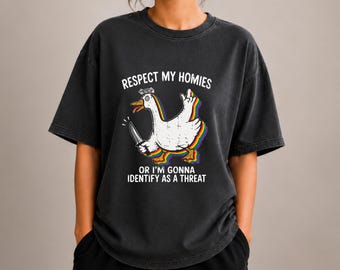 Silly Goose Ally Pride Shirt, LGBTQ Ally Tshirt, Pride Day Gift, Queer Rights Ally Tee, Trans Gay Rights Top, Equality Outfit