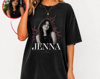 Personalized Photo T-Shirt, Custom Picture Shirt, Comfort Colors® Tee, Gift for Girlfriend or Boyfriend, Birthday Gift
